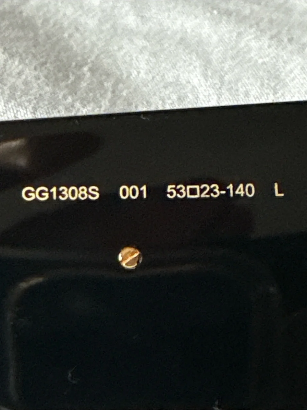BRAND NEW!! Gucci Black Sunglasses with Gold Interlocking GG